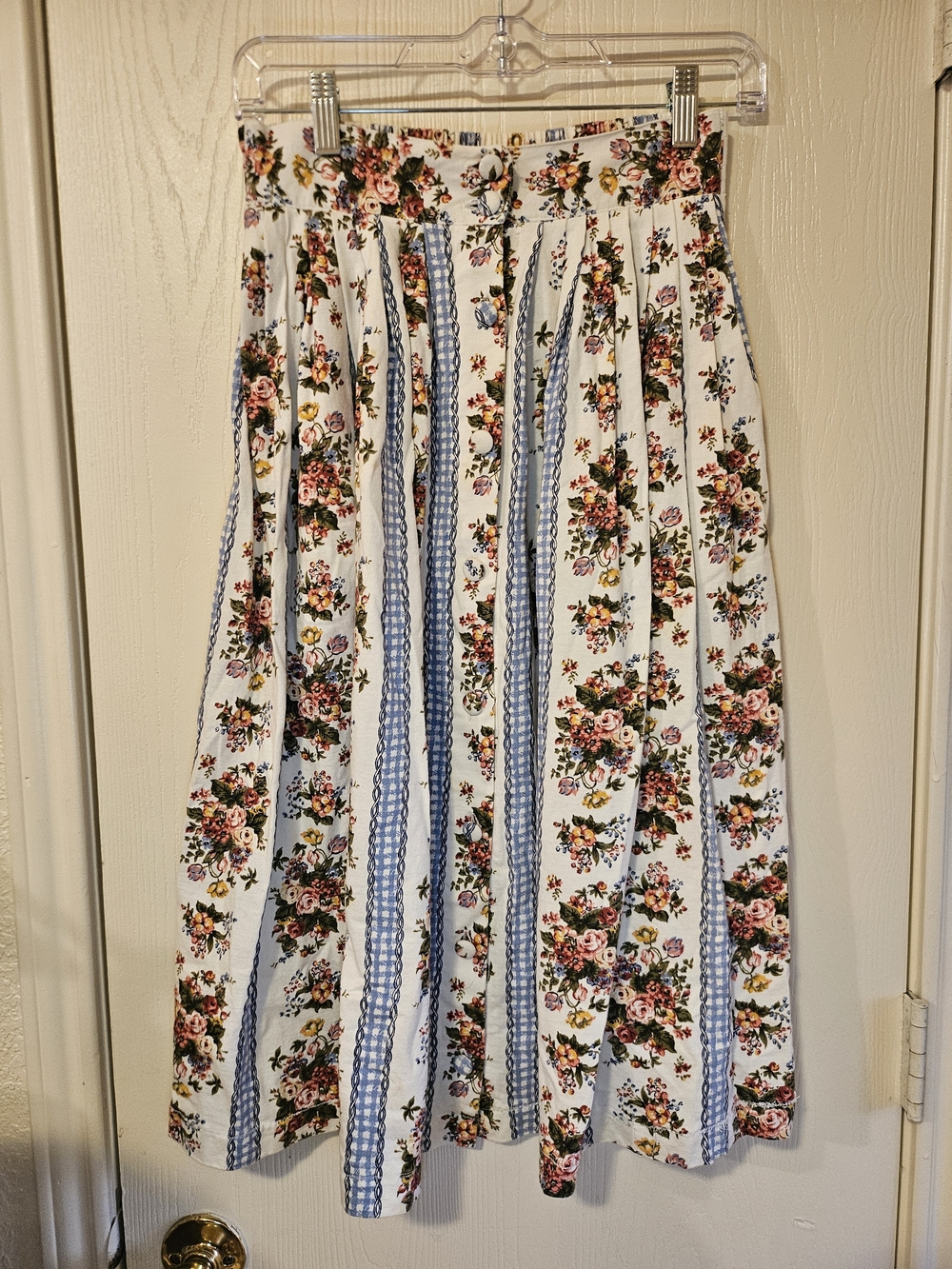 Vintage Capacity Knits Small Skirt, Cottagecore Prairie Grannycore